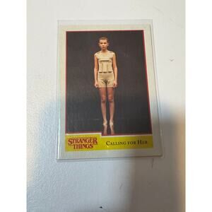 2018 Topps Stranger Things Season 1 Calling For Her Eleven #74 trading card